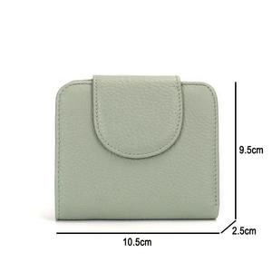 AndoBag RFID Short <b>Wallet</b> <b>for</b> <b>Men</b> Women Genuine Cow Leather Fashion <b>Trifold</b> <b>Wallet</b> Card Holder Zipper Coin Purse 1824-1834 - Product Image 6