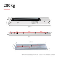 Serrure magnétique électronique DC12V à sécurité garantie pour porte simple en métal, porte de sécurité, portail communautaire