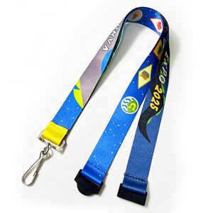2025 Hot Selling Logo Polyester Hook Factory Wholesale Custom <b>Lanyard</b> With Neck Strap Accessory - Product Image 2