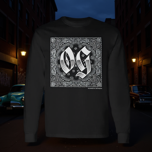 Camiseta de Manga Larga Og Bandana, Estilo Chicano Westside, Ropa Original de Gánster Cholo - Product Image 3
