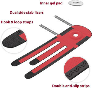 แผ่นรองรับข้ออักเสบขนาดใหญ่ปรับได้แผ่นรองเข่าอุปกรณ์กีฬา<span class=keywords><strong>6XL</strong></span> รัดเข่าขนาดใหญ่พิเศษพร้อมตัวยึดด้านข้าง - Product Image 3