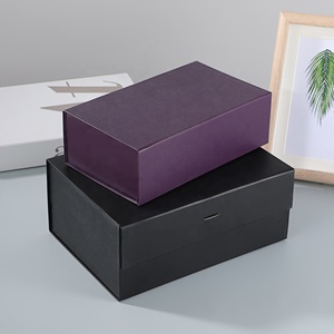 Eco Friendly Recyclable Custom Logo Luxury Folding Flap-pack Rigid Paper Matte UV Coating <b>Magnetic</b> Gift <b>Box</b> - Product Image 5