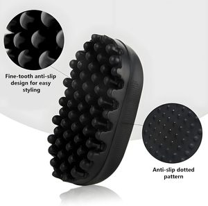<span class=keywords><strong>Brosse</strong></span> à <span class=keywords><strong>cheveux</strong></span> en caoutchouc <span class=keywords><strong>pour</strong></span> boucles, peigne à boucles torsadées <span class=keywords><strong>pour</strong></span> <span class=keywords><strong>cheveux</strong></span> <span class=keywords><strong>afro</strong></span>, outil <span class=keywords><strong>pour</strong></span> ondulations, éponge en plastique portable et lavable <span class=keywords><strong>pour</strong></span> les personnes noires - Product Image 4