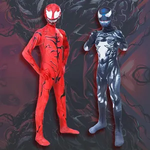 Halloween Kostüm Venom 2 Gemetzel beginnt Rot Venom Strumpfhosen Kostüm Spider-Man Kostüm Held