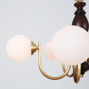 Custom French Living Room Chandelier Master <b>Light</b> American Vintage Bedroom <b>Dining</b> Room <b>Light</b> Full Copper Glass <b>Light</b> Fixture - Product Image 3