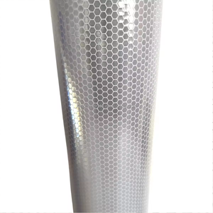 Lámina reflectora de publicidad magnética personalizada OEM al por mayor a granel, pegatinas prismáticas, rollo de vinilo, película reflectante para camión - Product Image 3