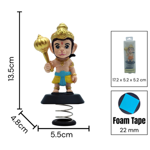 Hanuman Ji, figurine en plastique de couleur chair, idéale pour les festivals, le cosplay, la décoration de la maison et du bureau - Product Image 5