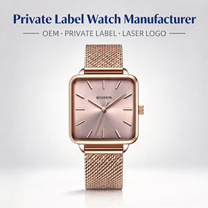 Nouvelles Tendances 2025 : Magnifique Montre Femme de Luxe Minimaliste Carrée Genève Montre-Dame à Quartz avec Bracelet en Acier Inoxydable et Boîtier en Alliage - Product Image 1