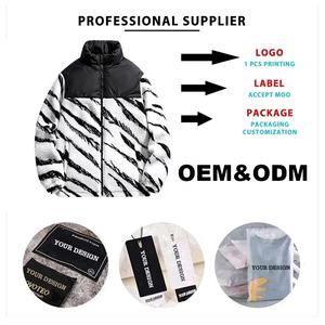 Manteau d'hiver décontracté pour <span class=keywords><strong>homme</strong></span> en toile matelassée avec col montant en polyester et fermeture éclair – Service OEM - Product Image 5