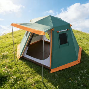 Modèle hexagonal entièrement automatique pouvant accueillir une tente de camping de style <span class=keywords><strong>yourte</strong></span> mongole pour le camping familial - Product Image 3