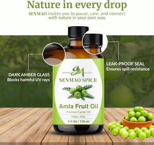 Aceite de Amla de 118 ml, Aceite Portador de Aromaterapia Premium con Gotero para el Cuidado del Cabello, Masaje del Cuero Cabelludo y Cuidado de la Piel - Product Image 6