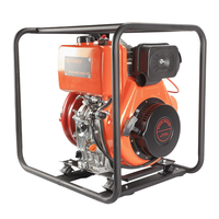 Bomba de Agua Diésel de Alta Presión, 100m de Altura de Elevación, 6.5HP/13HP, Autocebante, para Riego, Extinción de Incendios y Transferencia de Agua