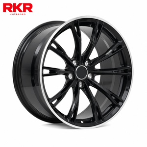 Jantes en alliage de 18, 19 et 20 pouces à faible pression pour SUV, 5x112, noir mat, compatibles avec BMW X3 G08 <span class=keywords><strong>Audi</strong></span> <span class=keywords><strong>Q4</strong></span> <span class=keywords><strong>E</strong></span>-<span class=keywords><strong>Tron</strong></span> - Product Image 2