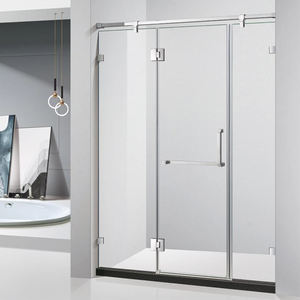 Set di Accessori per Porte in Vetro con Cerniera a Perno per Box <span class=keywords><strong>Doccia</strong></span> a Forma di T per Bagno - Product Image 3