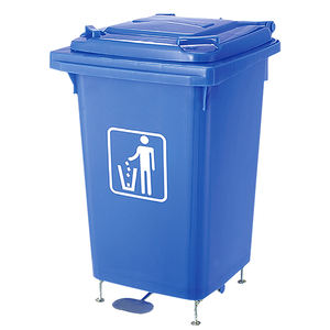 660L Outdoor Groene <span class=keywords><strong>Plastic</strong></span> Vuilnisbak Winkelwagen Wiel Vuilnis <span class=keywords><strong>Trolley</strong></span> - Product Image 4