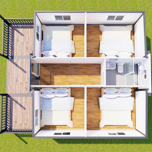 Casa <span class=keywords><strong>Container</strong></span> Espandibile Pieghevole YG a Doppia Ala da 40 Piedi, Casa Portatile Prefabbricata - Product Image 6