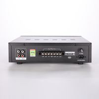 JBHKJ Yüksek Kaliteli Profesyonel Mini USB-80 80W 4-16 70V 100V Güç Amplifikatörü FM USB ile