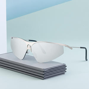 Gafas de Sol Personalizadas de Media Montura con Lentes de PC UV400, Ligeras, Unisex, Estilo Instagram, Moda Urbana Y2K - Product Image 4