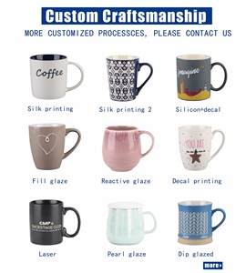Wholesale Custom <strong>Footed</strong> Stoneware Coffee <strong>Mug</strong>, Nordic Dipped Glaze Ceramic Cup &amp; Dinnerware - Product Image 6