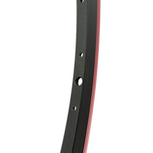 Jante <span class=keywords><strong>de</strong></span> vélo <span class=keywords><strong>de</strong></span> montagne BMX <span class=keywords><strong>de</strong></span> 26 pouces magnifiquement fabriquée à la main Jante à bord rouge bicolore en alliage d'aluminium avec frein en V à 32 trous - Product Image 5