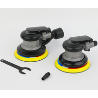 Lijadora Orbital Neumática Aleatoria de 5 Pulgadas y 125 mm |   Lijadora Orbital Neumática de 3 mm con Puerto de Vacío para Detallado Automotriz y Acabado de Muebles