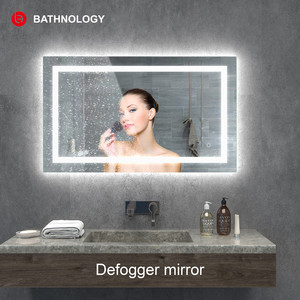 <span class=keywords><strong>Espejo</strong></span> <span class=keywords><strong>de</strong></span> <span class=keywords><strong>Baño</strong></span> LED Moderno y Minimalista con Halo Frontal, Control Táctil y Antivaho para Tocador, Hotel, Vestíbulo, Dormitorio, Venta al Por Mayor - Product Image 3