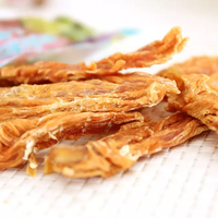Groothandel Gezonde Hondensnoepjes en Gedroogde Tandverzorgende High-Protein Kipfilet met Rawhide Stick Huisdierensnacks