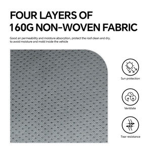 NHCX Non-Woven Fabric Travel Trailer <strong>Cover</strong> RV <strong>Caravan</strong> <strong>Cover</strong> Pop Top <strong>Cover</strong> - Product Image 2