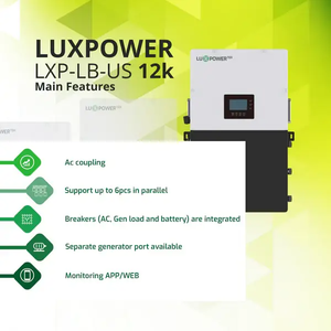 Luxpower LXP-LB-US 12k Hybrid 18000W รองรับพลังงานแสงอาทิตย์ 12000W กำลังขับ 48V 120/240V สามเฟส ประสิทธิภาพ 99% สำหรับ Luxpower LXP-LB ที่ได้รับการรับรอง - Product Image 1