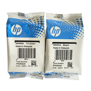Cabezal de Impresión M0H50A M0H51A para HP GT51 <span class=keywords><strong>52</strong></span>, Cabezal para HP Deskjet GT5810 GT5820 310 311 318 319 400 410 411 415 <span class=keywords><strong>418</strong></span> 419 con Tanque de Tinta - Product Image 1