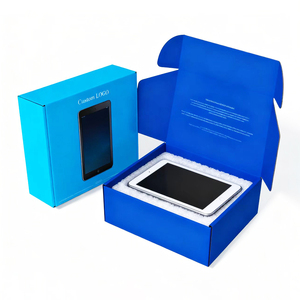 <span class=keywords><strong>Caja</strong></span> <span class=keywords><strong>de</strong></span> Embalaje para Tableta Personalizada con Logotipo, <span class=keywords><strong>Caja</strong></span> <span class=keywords><strong>de</strong></span> Cartón Azul para Envío <span class=keywords><strong>de</strong></span> iPad con Espuma - Product Image 1
