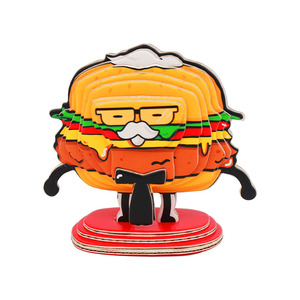 Global Bridge para Rompecabezas 3D Certificados de Comida Rápida con Tarjeta Blanca, Juguetes Educativos de Ensamblaje DIY, Rompecabezas de Comida de Dibujos Animados Impresos a Todo Color - Product Image 4