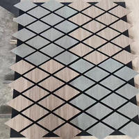 Panneaux muraux acoustiques à lattes, panneaux muraux décoratifs 3D insonorisants, panneaux muraux insonorisants haute densité