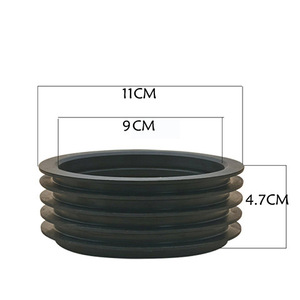 Conector de bandeja <span class=keywords><strong>Wc</strong></span>, salida de tubo recto, <span class=keywords><strong>junta</strong></span> de goma, anillo de sellado de inodoro trasero y de pared, sello de drenaje de inodoro - Product Image 6