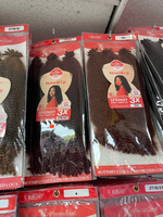 Extensions de cheveux synthétiques bouclés afro-kinky doux, 16 pouces, 3 paquets, 1 lot, ignifuges, tressées, style Spring Twist, directement de l'usine