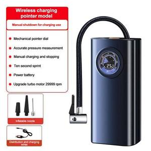 Gran oferta, 120W, pantalla Digital de potencia, bomba de aire portátil para coche, compresor de inflado de neumáticos, mejor <span class=keywords><strong>precio</strong></span>, máquina infladora de neumáticos Digital - Product Image 3
