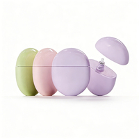 Flacons ovales de lotion solaire en plastique compact, emballage idéal pour la protection estivale à la plage pour les marques cosmétiques