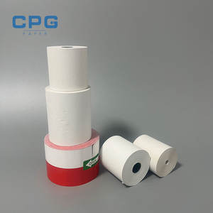 Bulk Order BPA Free Thermal Receipt <b>Paper</b> 80x70mm 55gsm Low Dust Full Area Print POS Thermal <b>Paper</b> Cash Register <b>Roll</b> - Product Image 1