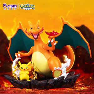 GoCard Playism Pikachu Figura <span class=keywords><strong>de</strong></span> Acción <span class=keywords><strong>de</strong></span> Anime, Figuras y Juguetes <span class=keywords><strong>de</strong></span> Plástico, Regalo del Día del Niño en Japón, Tamaño Pequeño - Product Image 3