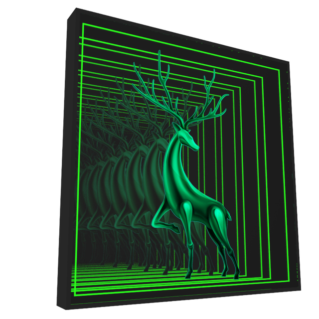 Display Rack Advertising Equipment Digital Signage and Displays Light Box Neon Infinity Mirror