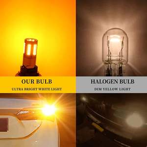 FSYLX Bombilla LED BA15S P21W de 5W y 1100 lm con 84SMD, Lámpara de Señal de Giro Canbus 1156 3156 7440, Luces Traseras para JETTA - Product Image 6