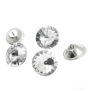 Canapé Coussin Dossier Décoratif Canapé Cristal Boutons Chaise Verre <span class=keywords><strong>Strass</strong></span> Boutons Tête <span class=keywords><strong>de</strong></span> <span class=keywords><strong>Lit</strong></span> Canapé Couture DIY Décorations - Product Image 5