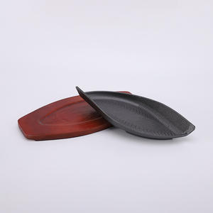 Placa <span class=keywords><strong>Teppanyaki</strong></span> en forma de pez de hierro fundido de diseño moderno para restaurantes y barbacoa que sirve carpa <span class=keywords><strong>Teppanyaki</strong></span> - Product Image 4