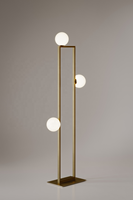 Simig éclairage moderne simple cadre rectangulaire suspension Mondrian lustre de plafond en verre pour projet