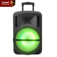 Rétro Mobile Rechargeable Toit CHARIOT Tampon Basse Simple 10 Pouces BT BATTERIE Guitare DJ BAFLE CAIXA Acoustique Audio Haut-Parleur