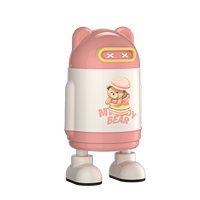 COIZY drôle dessin animé plastique poubelle mignon Animal poubelle pour enfants chambre cuisine décor à la maison créatif poubelle Design