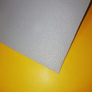 High temperature resistance eco-friendly DMF free 1.6mm thickness synthetic PU LFGB placemat leather