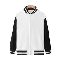 Vente en gros Nouvel arrivage de haute qualité veste en jersey sport décontractée unisexe ample veste de baseball avec logo personnalisé