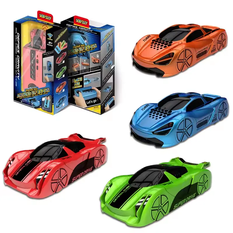 MERRYCOOJuguetes हाई स्पीड Rc एंटी ग्रेविटी क्रॉल कार 2.4Ghz रिमोट कंट्रोल स्टंट रेसिंग वॉल कार खिलौना बच्चों के लिए