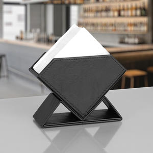 Boîte à mouchoirs en diamant, boîte à serviettes en papier pour restaurant commercial, boîte à mouchoirs en <span class=keywords><strong>cuir</strong></span> pour café, boîte à mouchoirs en papier - Product Image 1